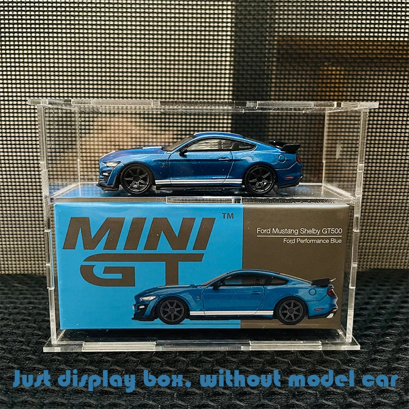 1/64 modelo de carros acrílico vitrine apto para mini tamanho minigt tomica hotwheels montado caixa à prova de poeira gabinete brinquedos veículos