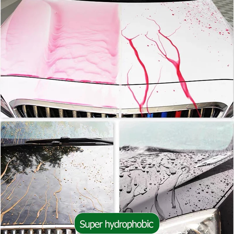 Dpro 9h revestimento de grafeno cerâmica carro t conjunto nano casacos de vidro líquido anti-risco carro polonês casaco cerâmico para 2 carros