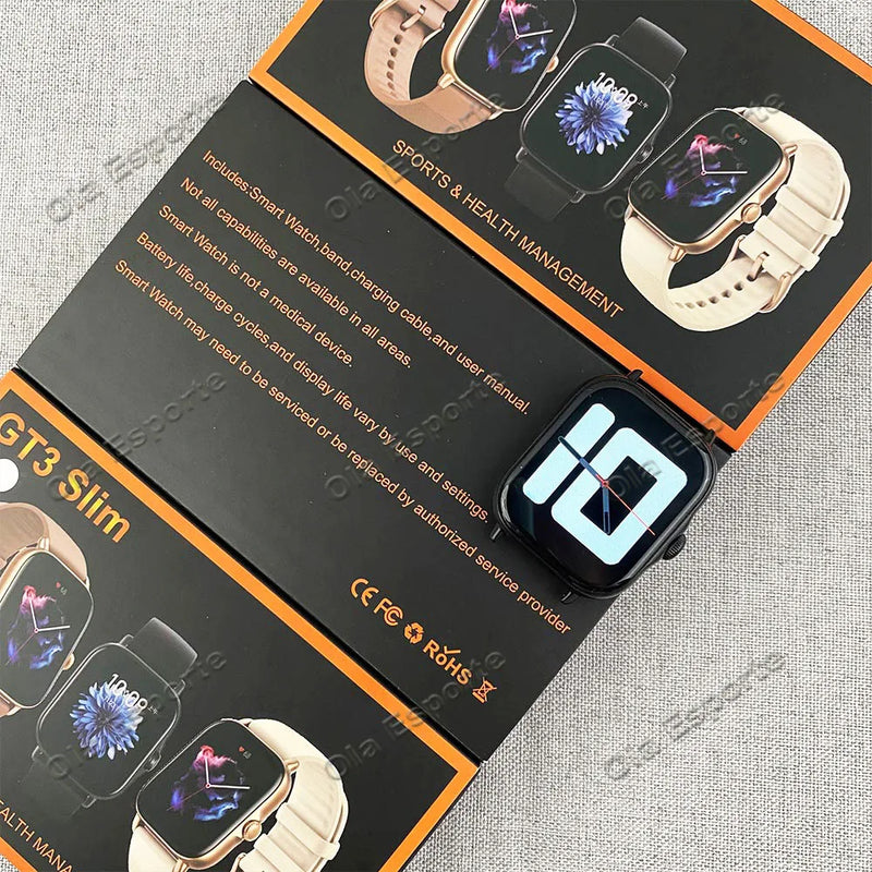 Gt3 relógio inteligente feminino 2.01 Polegada assistente de voz esportes à prova dwaterproof água smartwatch ultra série 8 pulseira fitness para android ios